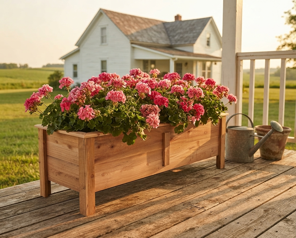 Long Cedar Window Box Planter 46 Inch — The Kind of Window Box That Upsells Your Whole Street