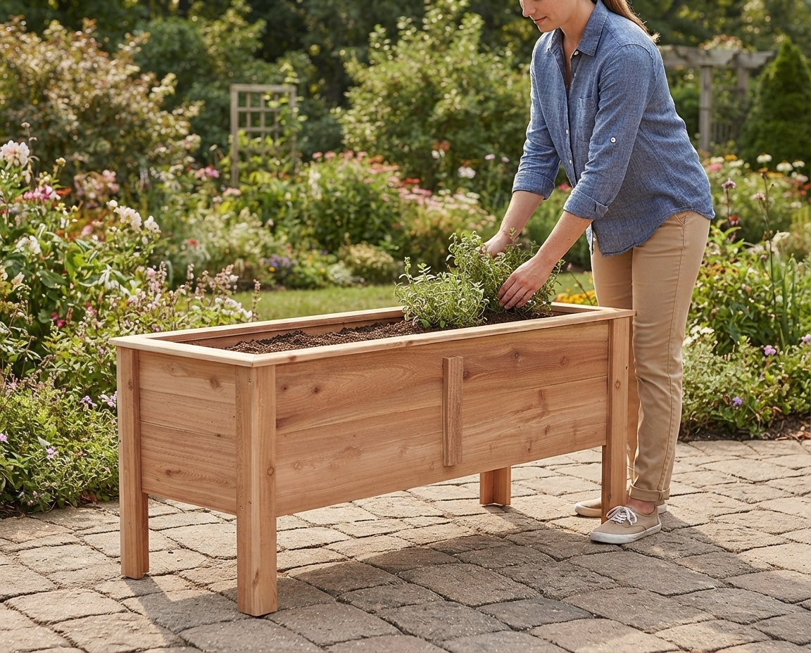 Long Cedar Window Box Planter 46 Inch — The Kind of Window Box That Upsells Your Whole Street