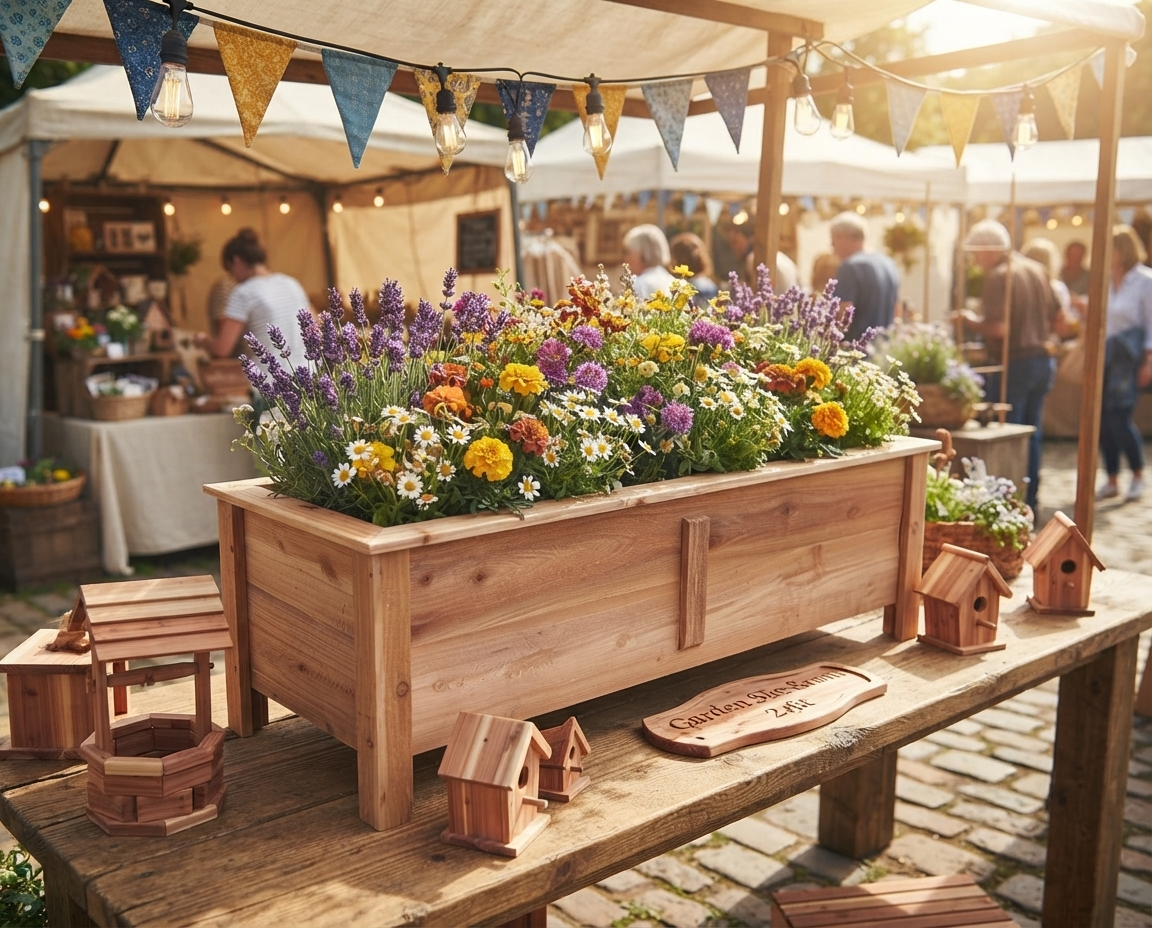 Long Cedar Window Box Planter 46 Inch — The Kind of Window Box That Upsells Your Whole Street