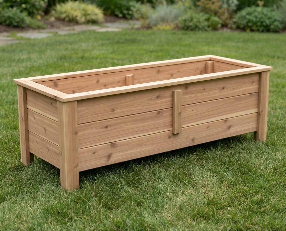 Long Cedar Window Box Planter 46 Inch — The Kind of Window Box That Upsells Your Whole Street