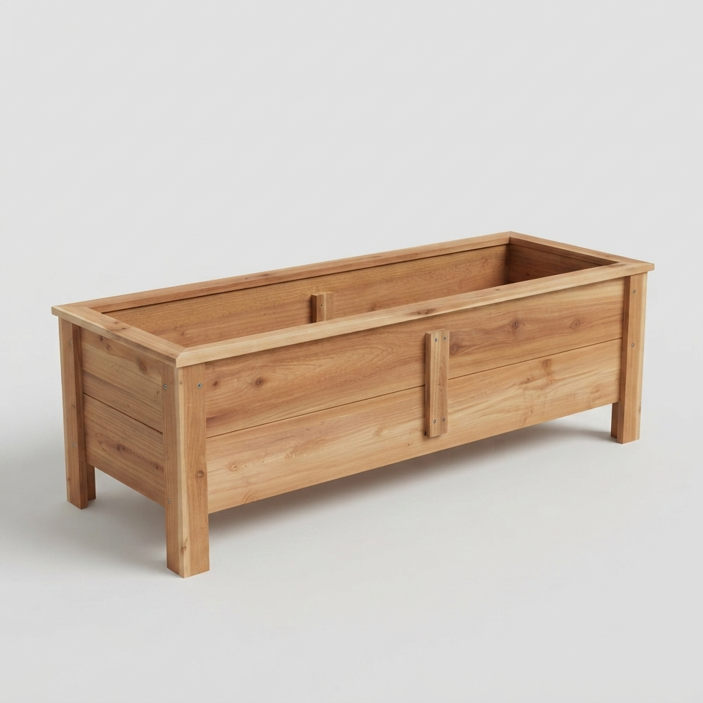 Long Cedar Window Box Planter 46 Inch — The Kind of Window Box That Upsells Your Whole Street