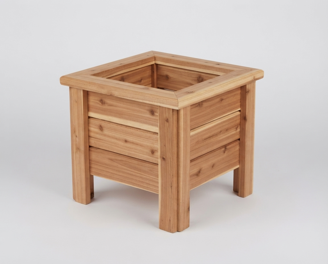 Mini Cedar Planter Box 9 Inch — The Gift That Makes Everyone Think You Know Plants (Even If You Kill Everything)