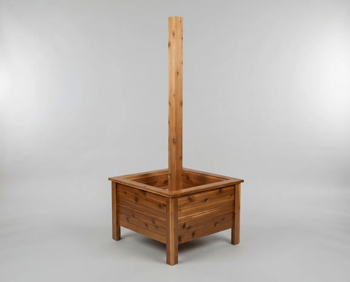 Box D — Post Planter isolated product shot