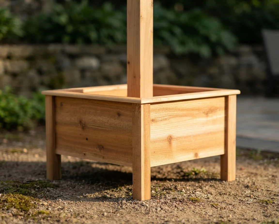 Box D — Post Planter detail feature