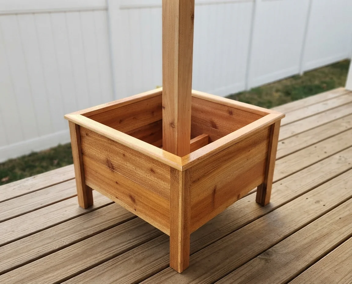 Box D — Post Planter alternate angle