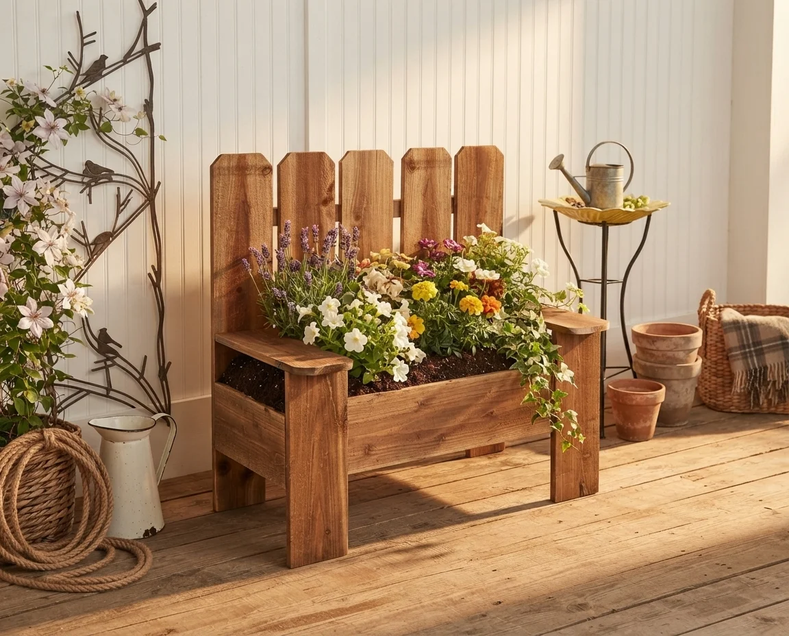 Cedar Garden Bench — 30″