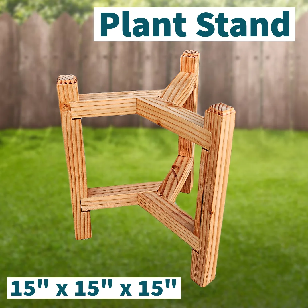 Cedar Plant Stand — 15″